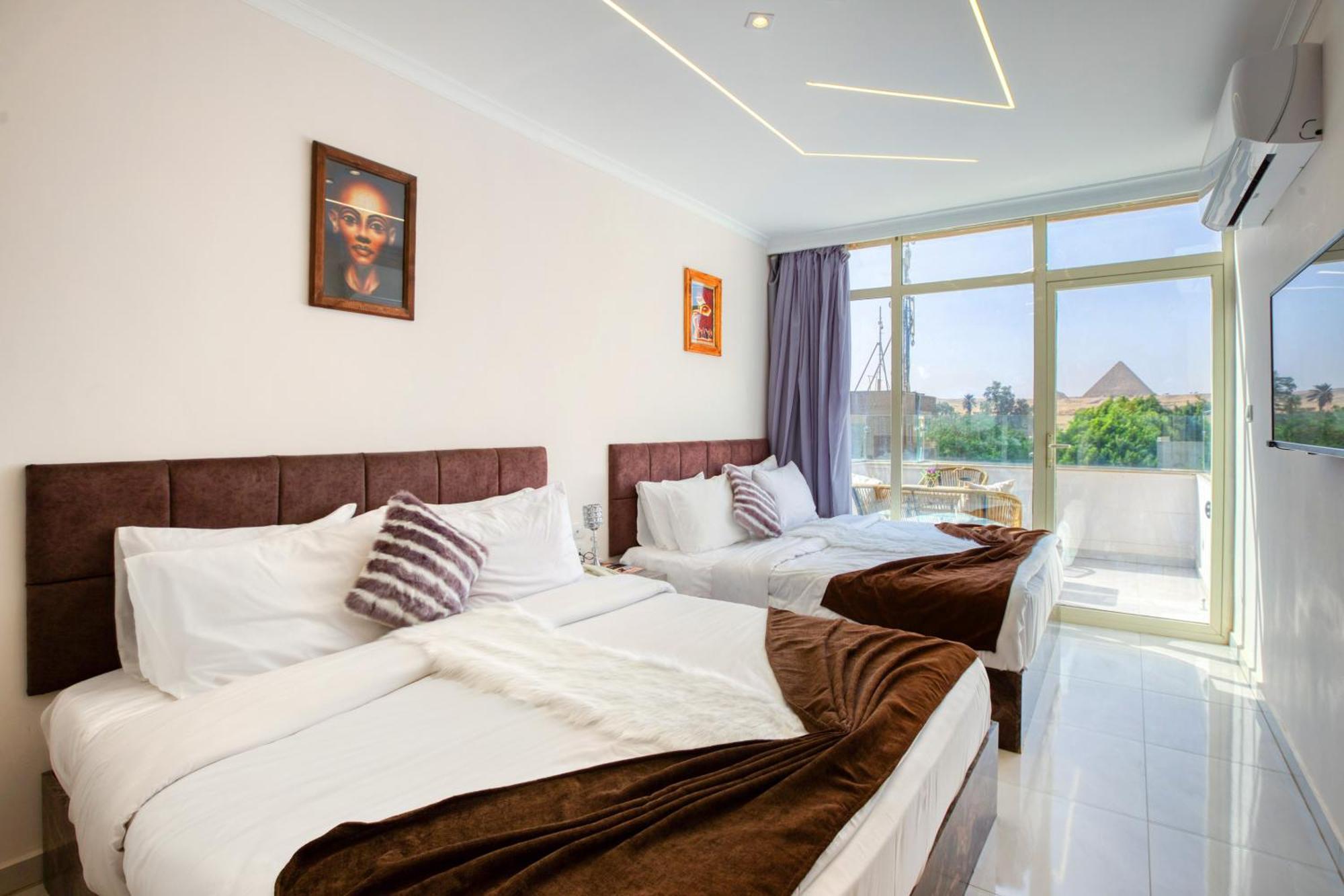 Tree Lounge Pyramids View Inn , Sphinx Giza Kafret el-Gabal Екстериор снимка
