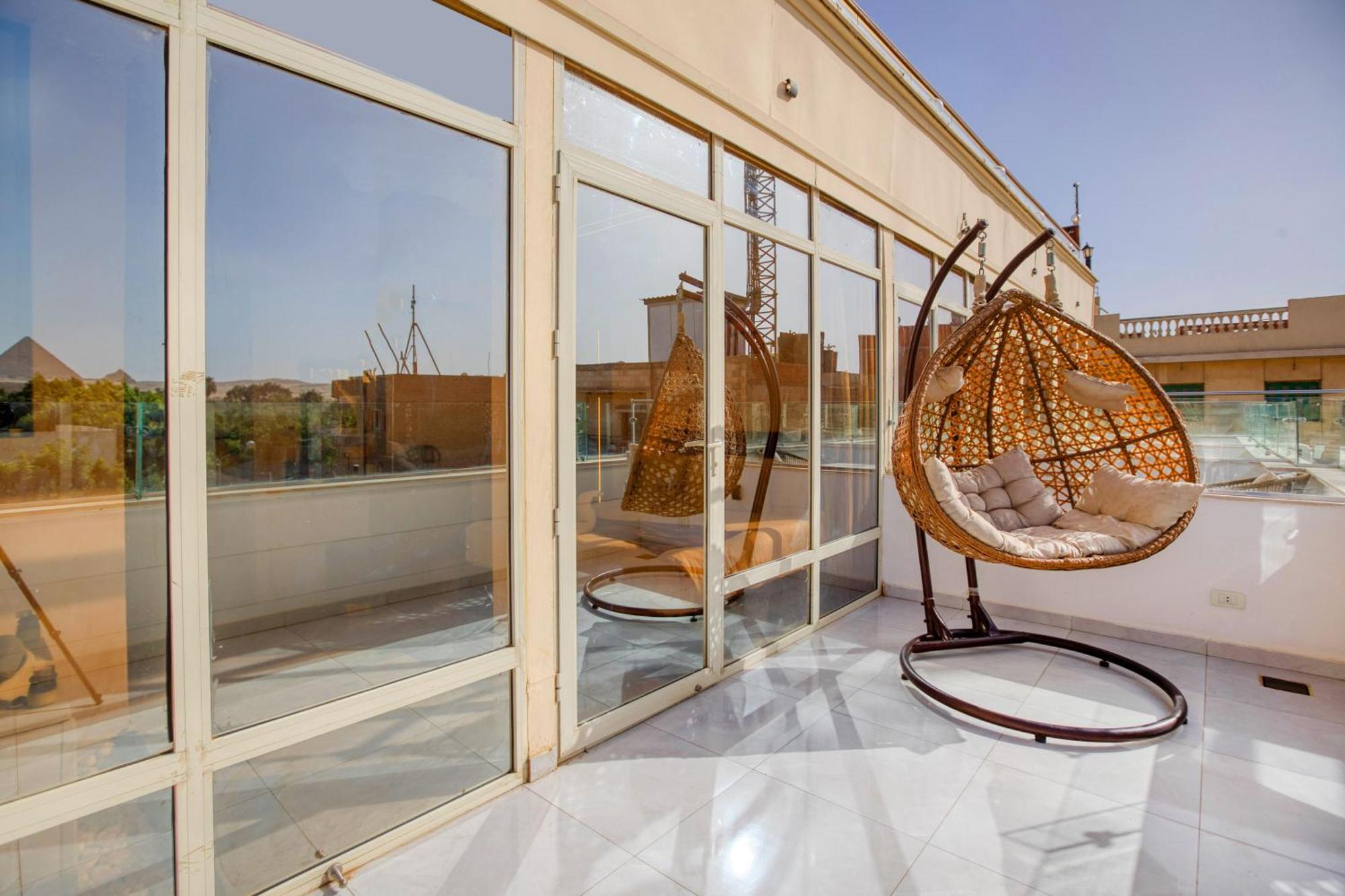 Tree Lounge Pyramids View Inn , Sphinx Giza Kafret el-Gabal Екстериор снимка