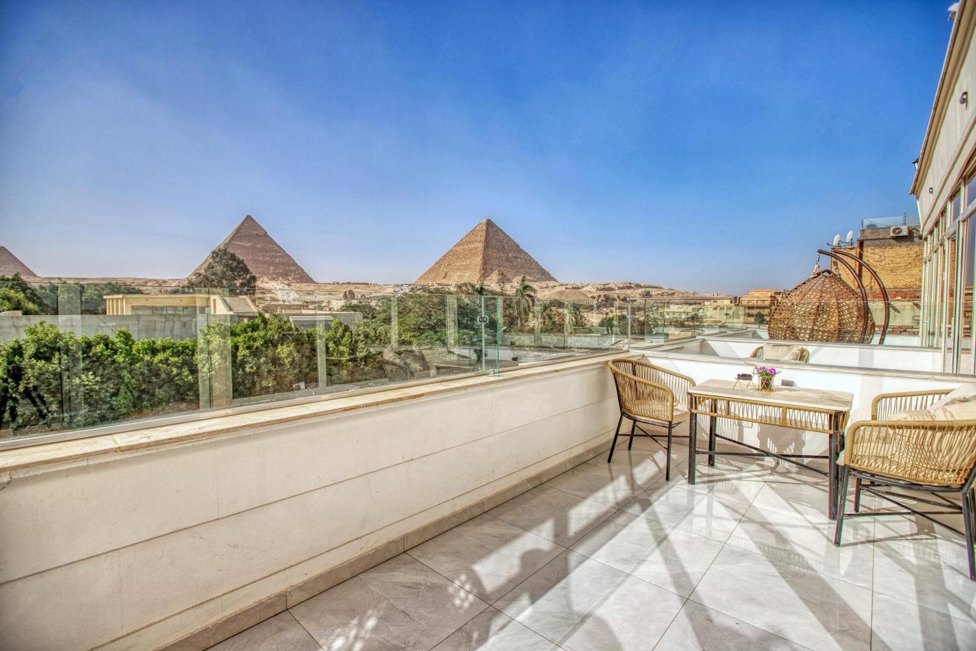 Tree Lounge Pyramids View Inn , Sphinx Giza Kafret el-Gabal Екстериор снимка