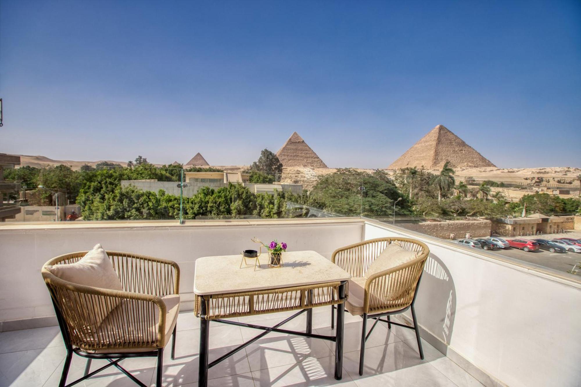 Tree Lounge Pyramids View Inn , Sphinx Giza Kafret el-Gabal Екстериор снимка