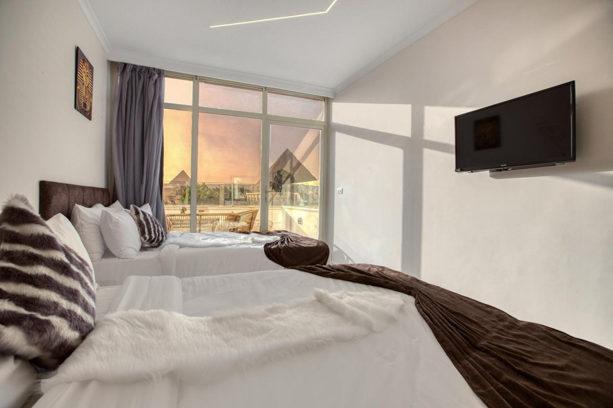 Tree Lounge Pyramids View Inn , Sphinx Giza Kafret el-Gabal Екстериор снимка
